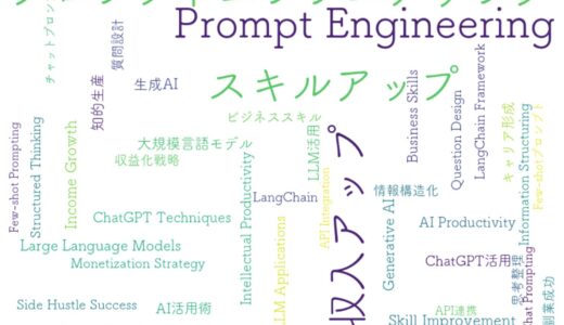 大規模言語モデルを自在に使いこなす力を身につける｜スキルアップと収入アップの実践術