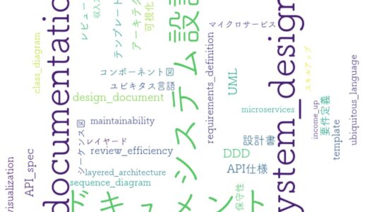 レビュー工数50％削減も夢じゃない！設計とドキュメントで収入アップ