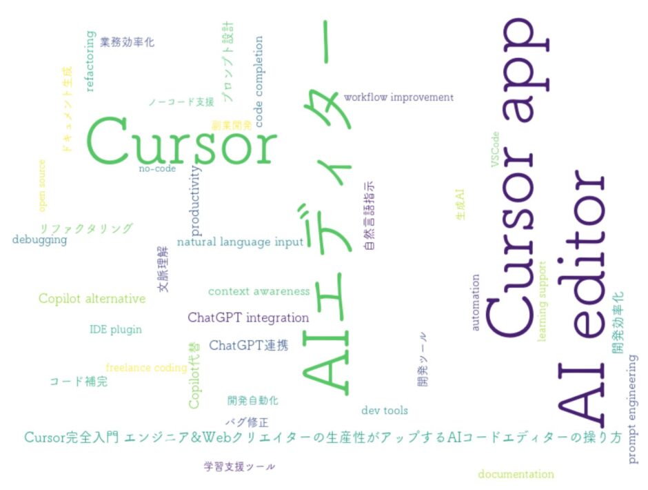 Cursor完全入門 エンジニア&Webクリエイターの生産性がアップするAIコードエディターの操り方