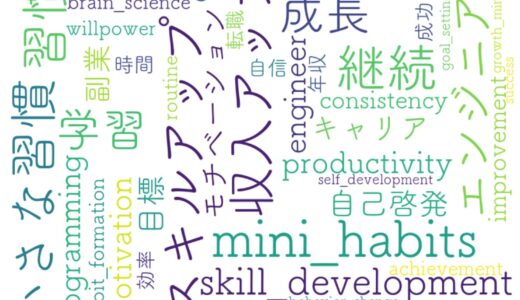 継続力を身につけて収入アップを実現する小さな小さな習慣術