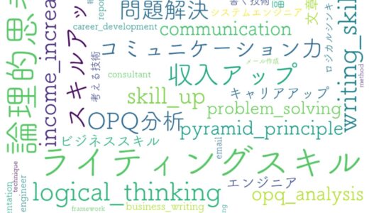 論理的思考力とライティングスキルでスキルアップ！収入アップを実現する実践ガイド